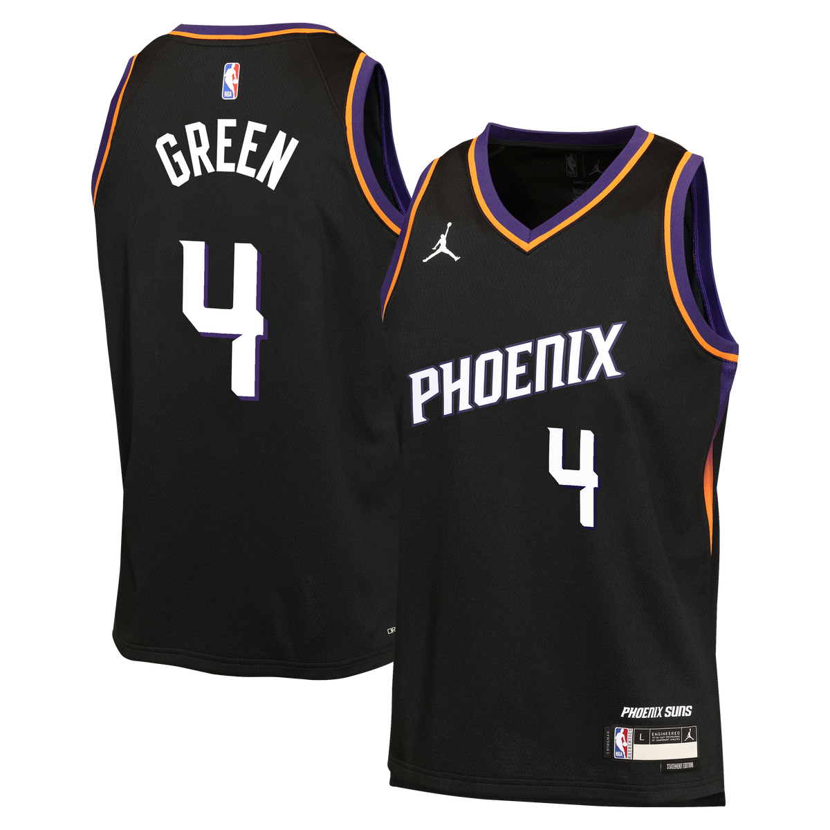 Phoenix Suns Jordan Brand Statement Edition Jersey - Black product image 1