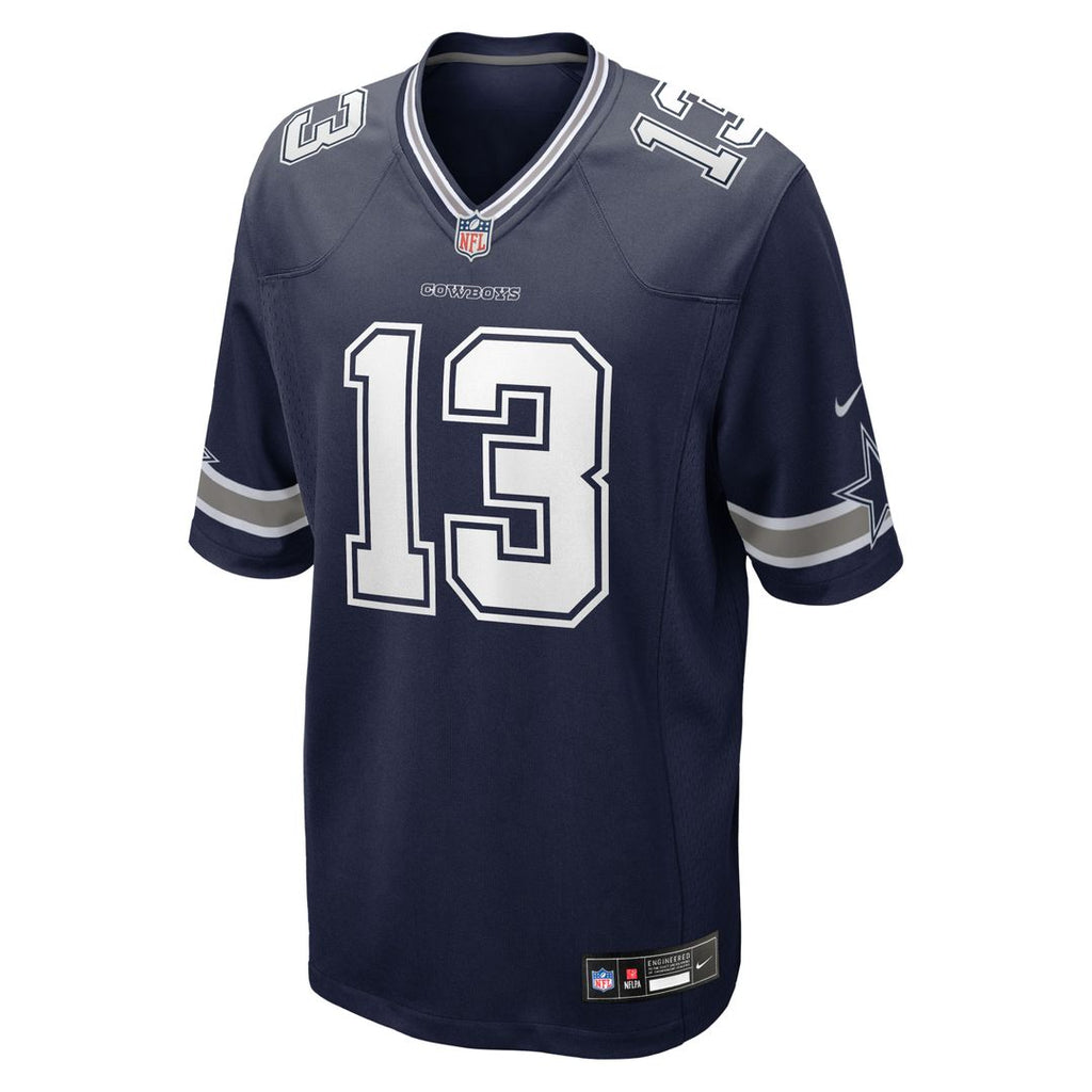 Dallas Cowboys Caleb Downs Navy Team Game Jersey product image 4, provided for visual reference and product detail review