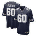 Dallas Cowboys Tyler Guyton Navy Player Game Jersey product image 1, provided for visual reference and product detail review