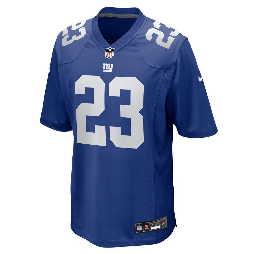 New York Giants Art Green Royal Team Game Jersey product image 2, provided for visual reference and product detail review