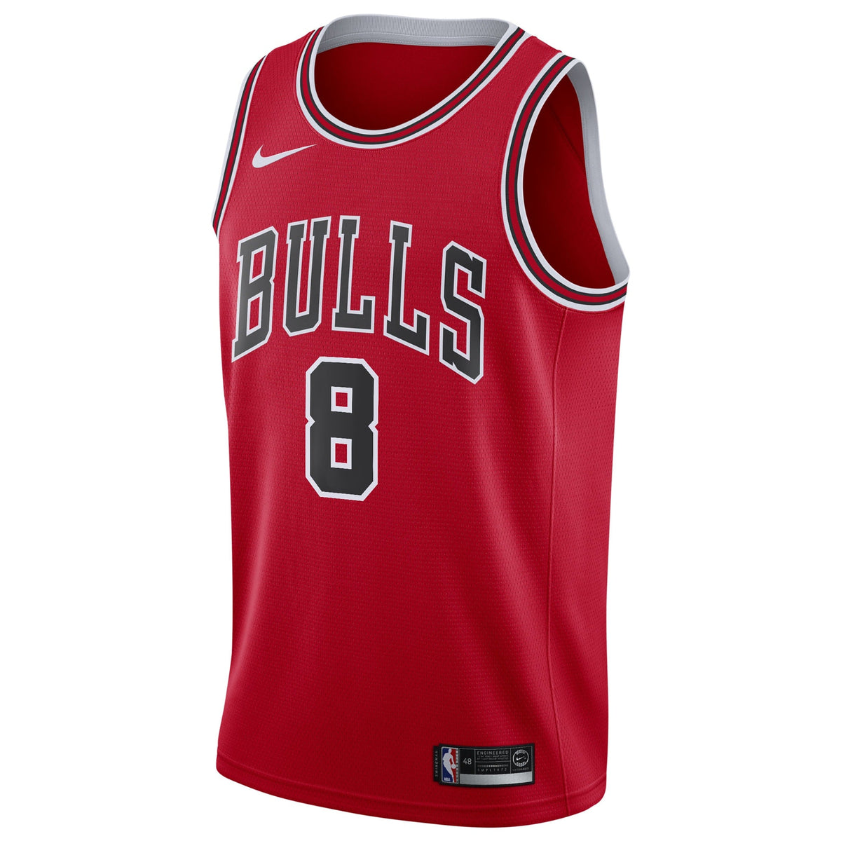 Yuki Kawamura Chicago Bulls Icon Edition Swingman Jersey - Red - Youth product image 3, provided for visual reference and
