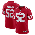 San Francisco 49ers Patrick Willis Scarlet Retired Player Game Jersey product image 1, provided for visual reference and