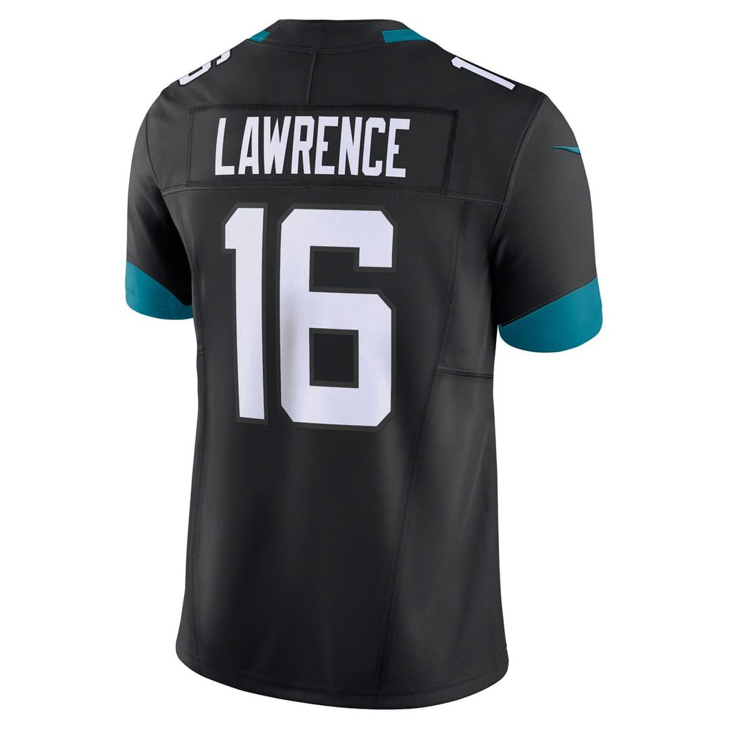 Jacksonville Jaguars Trevor Lawrence Black Vapor F.U.S.E. Limited Jersey product image 3, provided for visual reference and