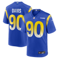 Los Angeles Rams Tyler Davis Royal Team Game Jersey product image 1, provided for visual reference and product detail review