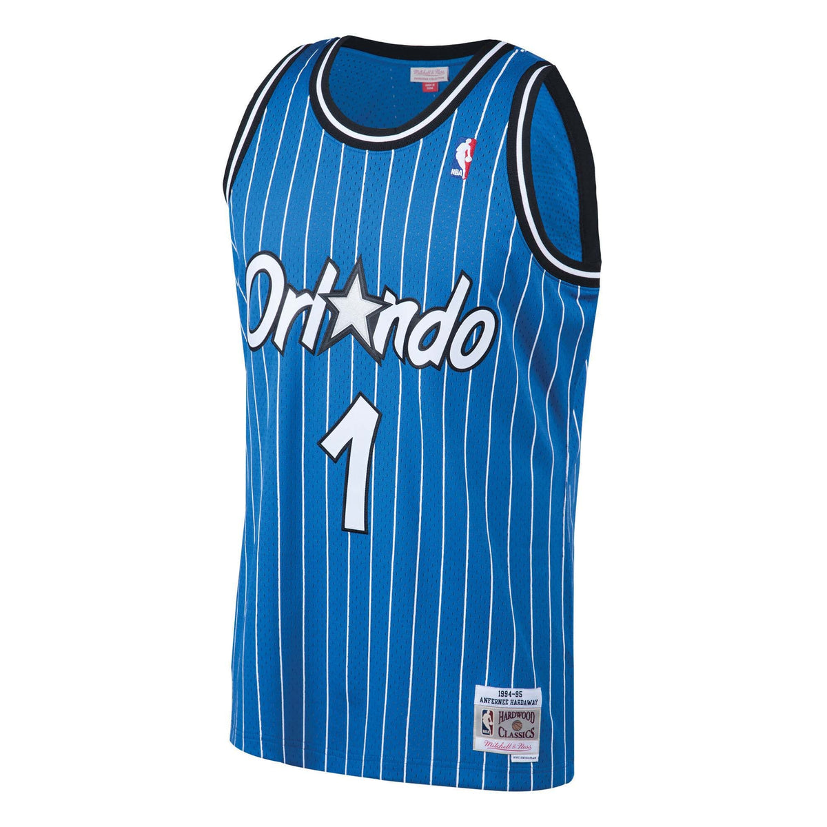 Anfernee Hardaway Orlando Magic Hardwood Classics Road Jersey - Mens product image 3, provided for visual reference and