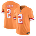 Tampa Bay Buccaneers Emeka Egbuka Creamsicle Alternate Vapor F.U.S.E. Stitched Limited Jersey product image 1, provided for