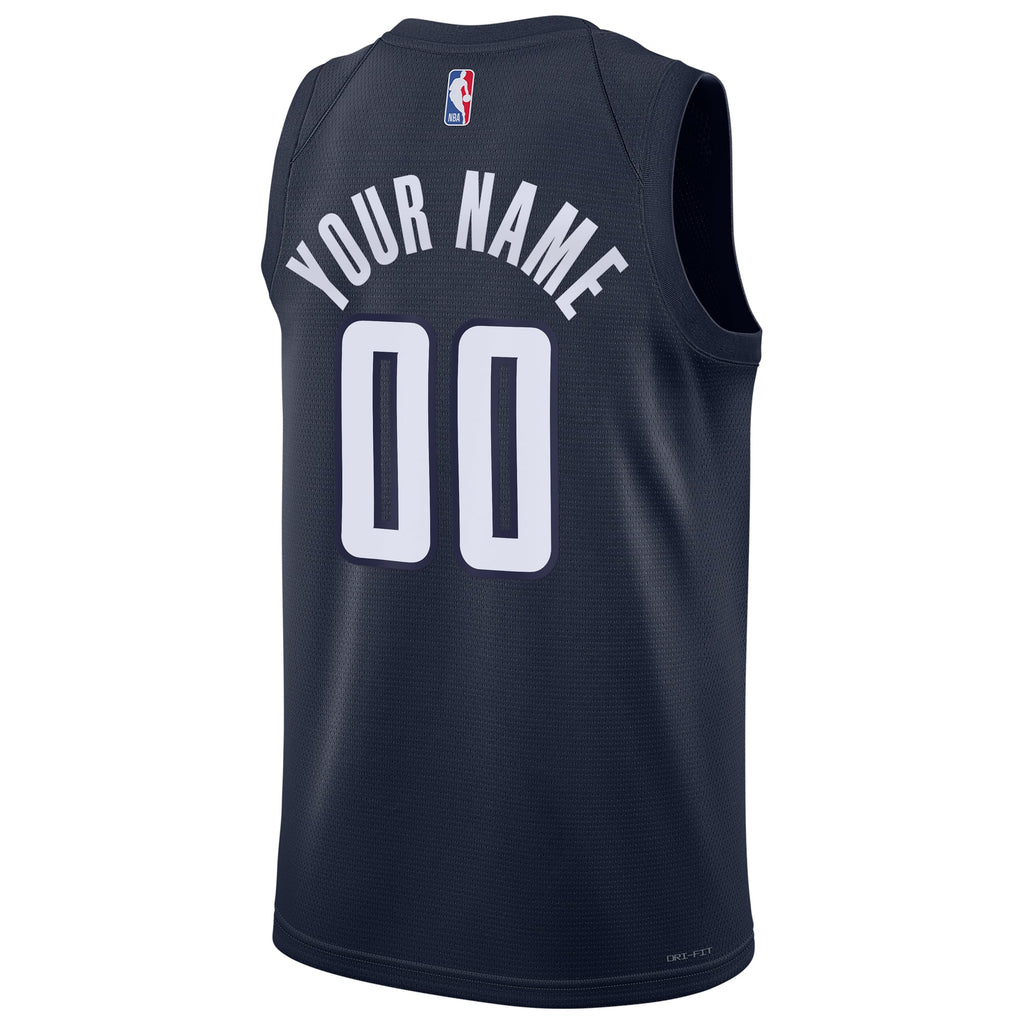 Unisex Washington Wizards Jordan Brand Navy 2024/25 Custom Swingman Jersey - Statement Edition product image 4, provided for