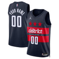 Unisex Washington Wizards Jordan Brand Navy 2024/25 Custom Swingman Jersey - Statement Edition product image 1, provided for