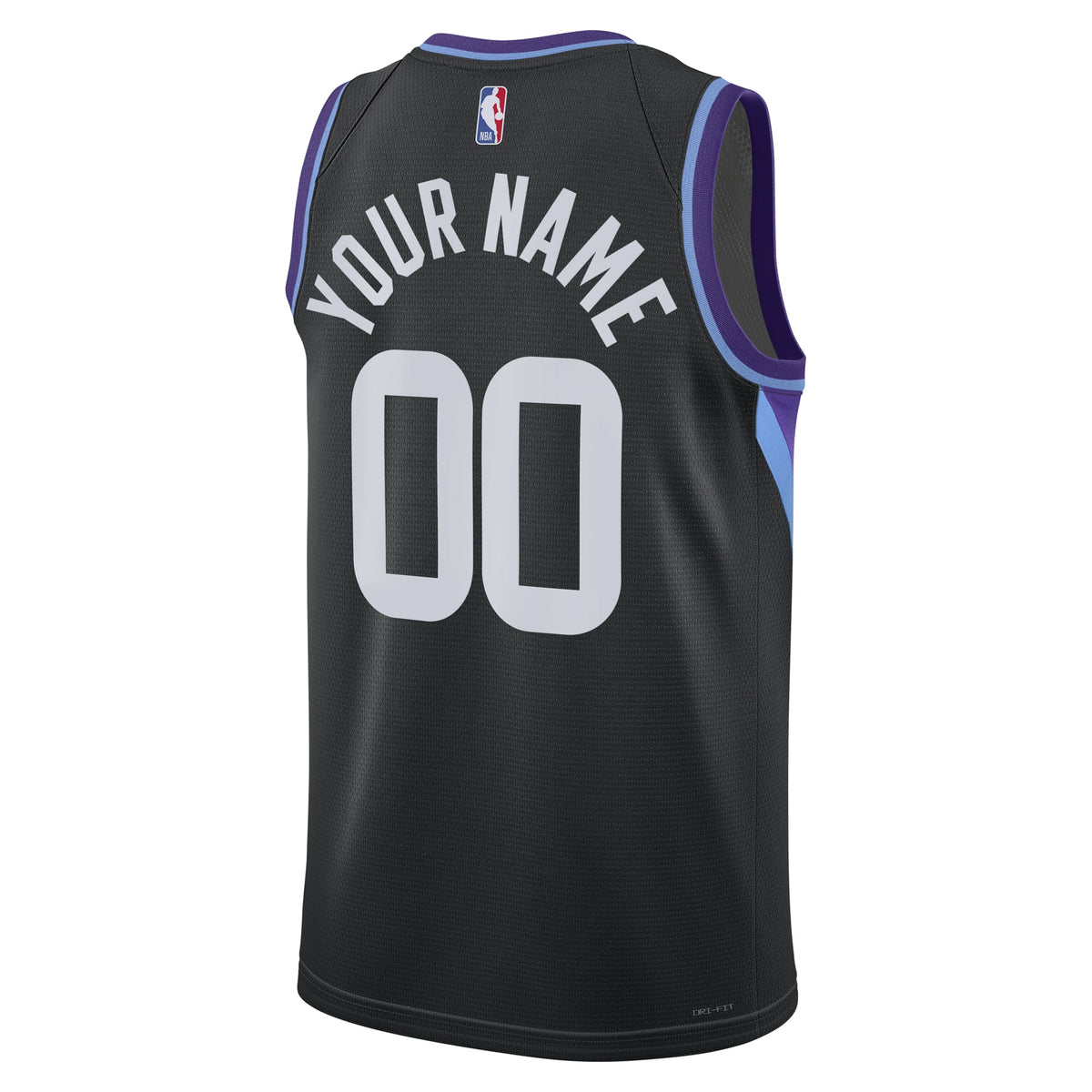 Unisex Utah Jazz Jordan Brand Black 2024/25 Custom Swingman Jersey - Statement Edition product image 4, provided for visual