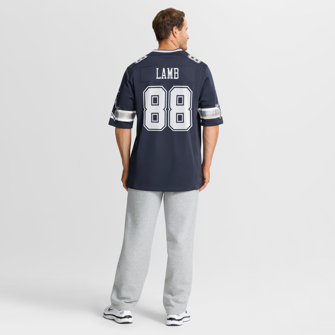 Dallas Cowboys CeeDee Lamb Navy Game Jersey product image 20, provided for visual reference and product detail review