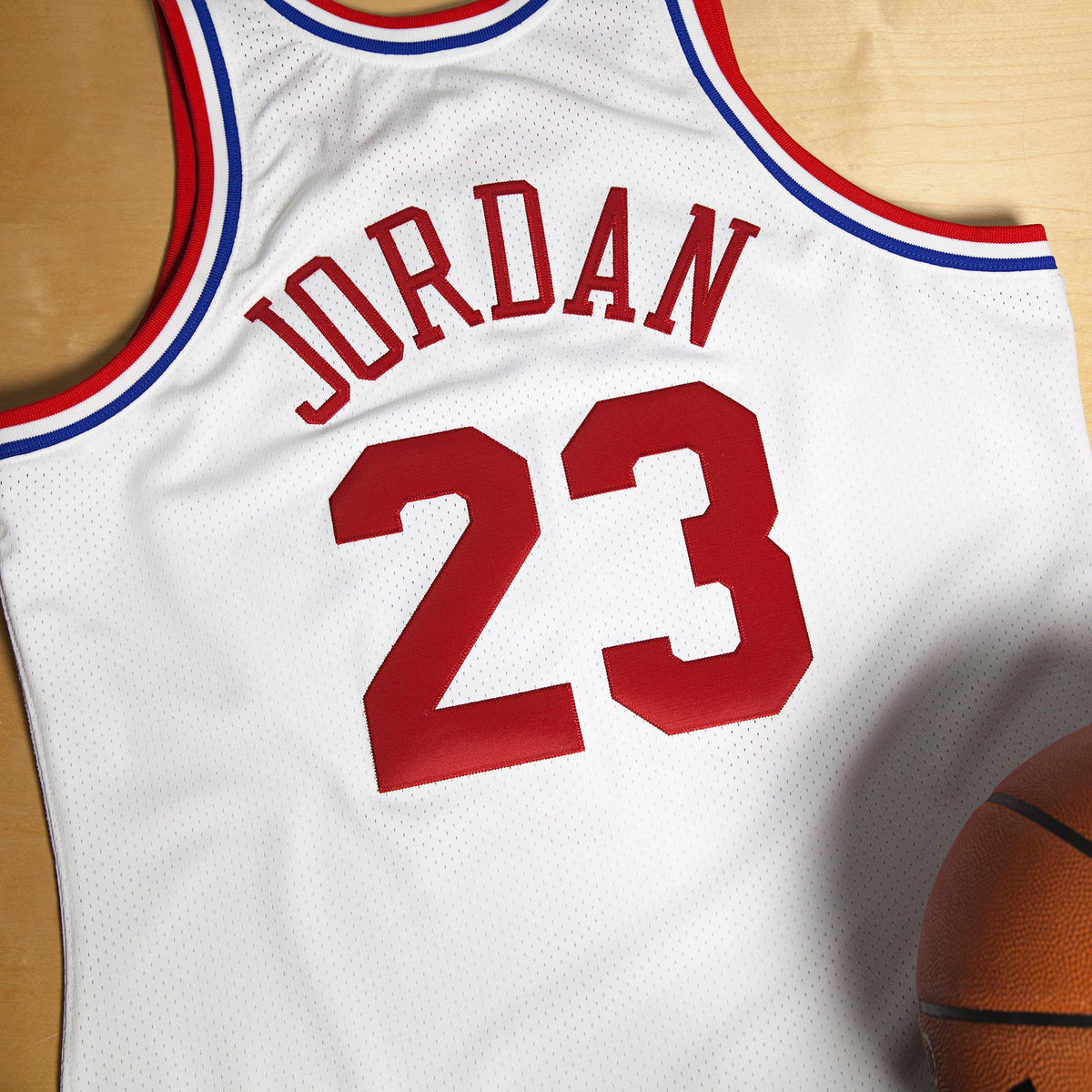 Michael Jordan Chicago Bulls 1991 All-Star East Authentic Jersey - White - Mens product image 2, provided for visual