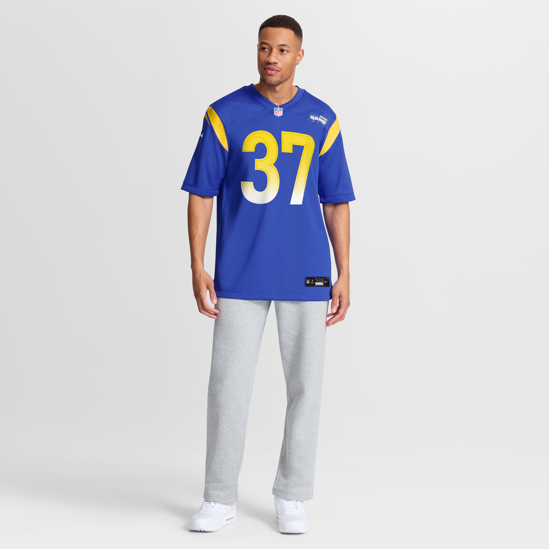 Los Angeles Rams Quentin Lake Royal Game Player Jersey product image 7, provided for visual reference and product detail