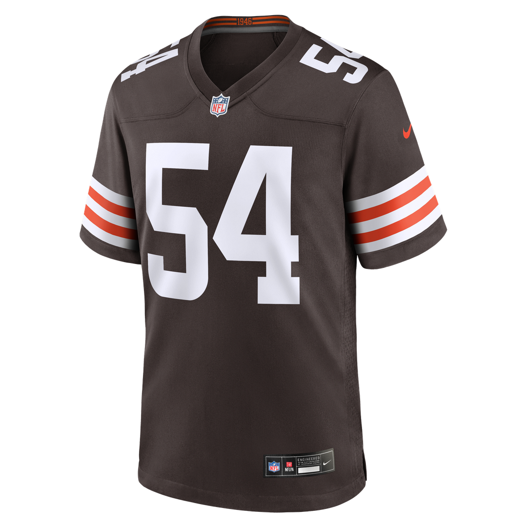 Cleveland Browns Sam Williams Brown Team Game Jersey product image 4, provided for visual reference and product detail review