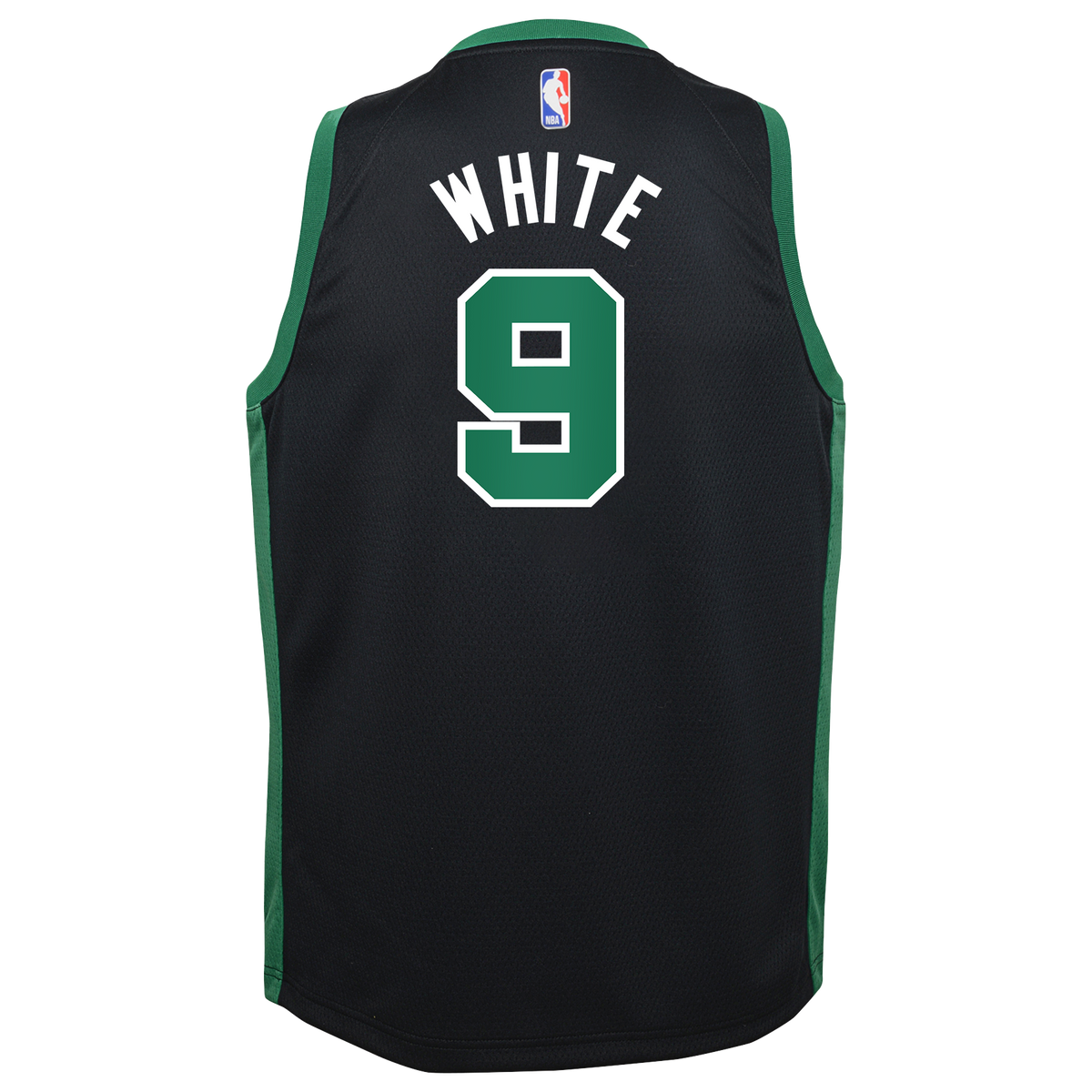 Derrick White Boston Celtics Statement Edition Swingman Jersey - Black - Youth product image 4, provided for visual