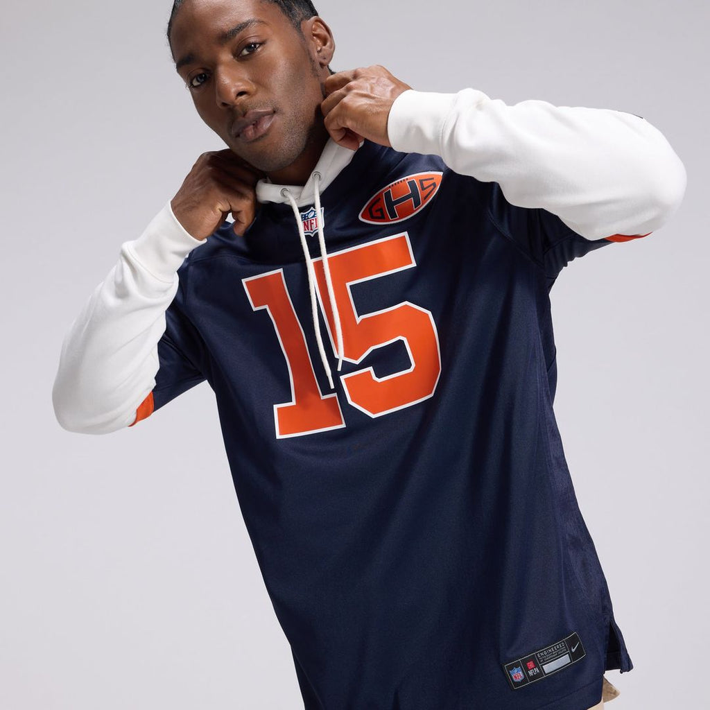 Chicago Bears Rome Odunze Navy 2026 Rivalries Collection Game Jersey product image 9, provided for visual reference and