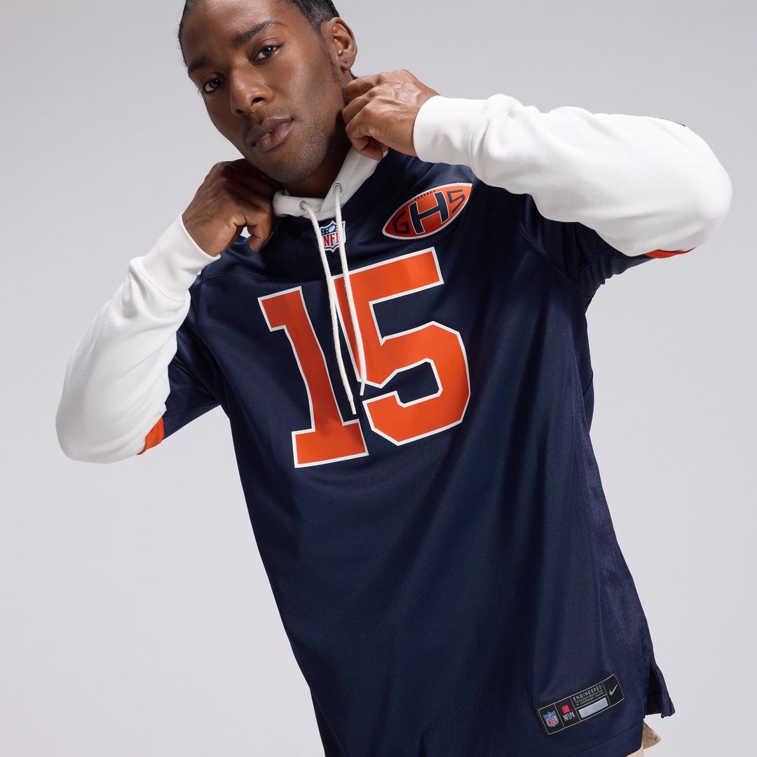 Chicago Bears Rome Odunze Navy 2026 Rivalries Collection Game Jersey product image 9, provided for visual reference and