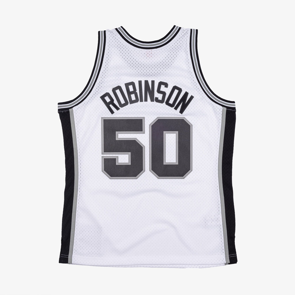 David Robinson San Antonio Spurs 1998 Authentic Swingman Jersey - White product image 4, provided for visual reference and