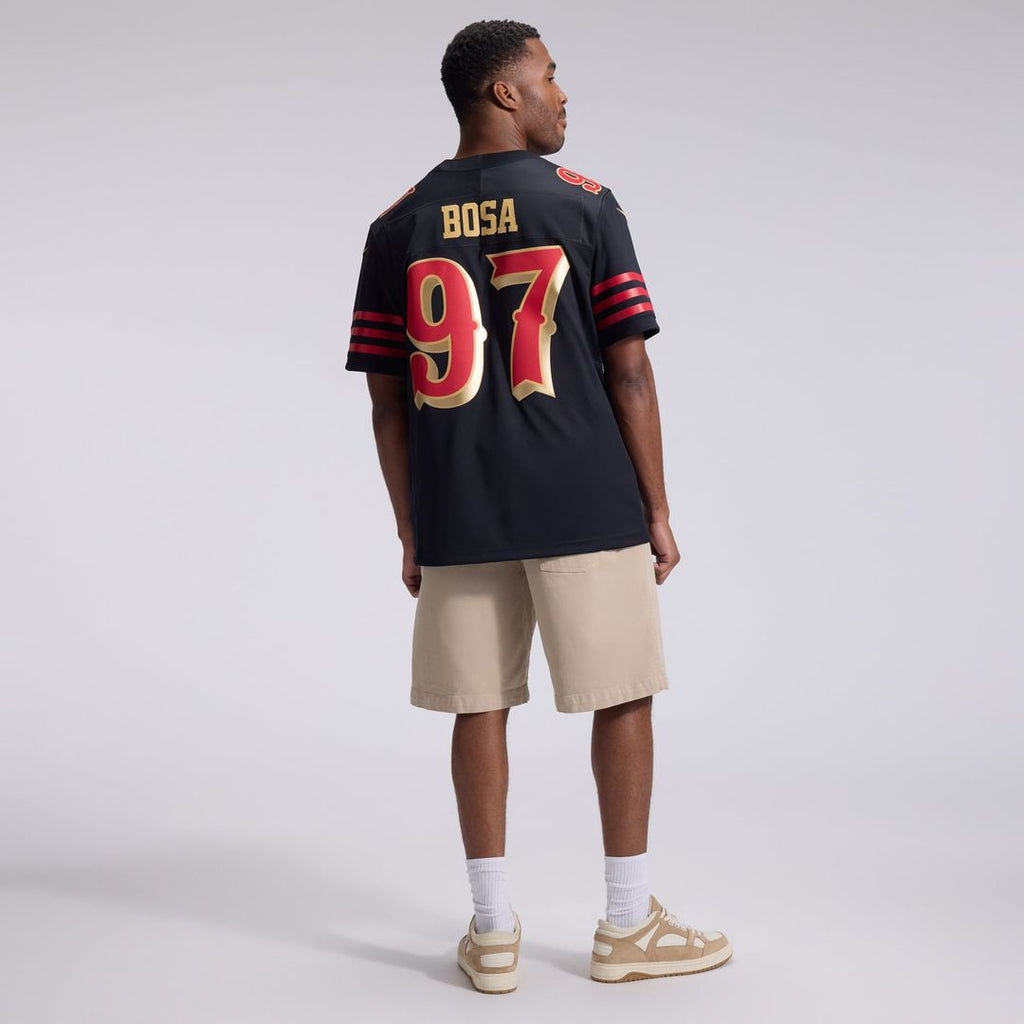 San Francisco 49ers Nick Bosa Black Rivalries Collection Stitched Limited Jersey product image 5, provided for visual