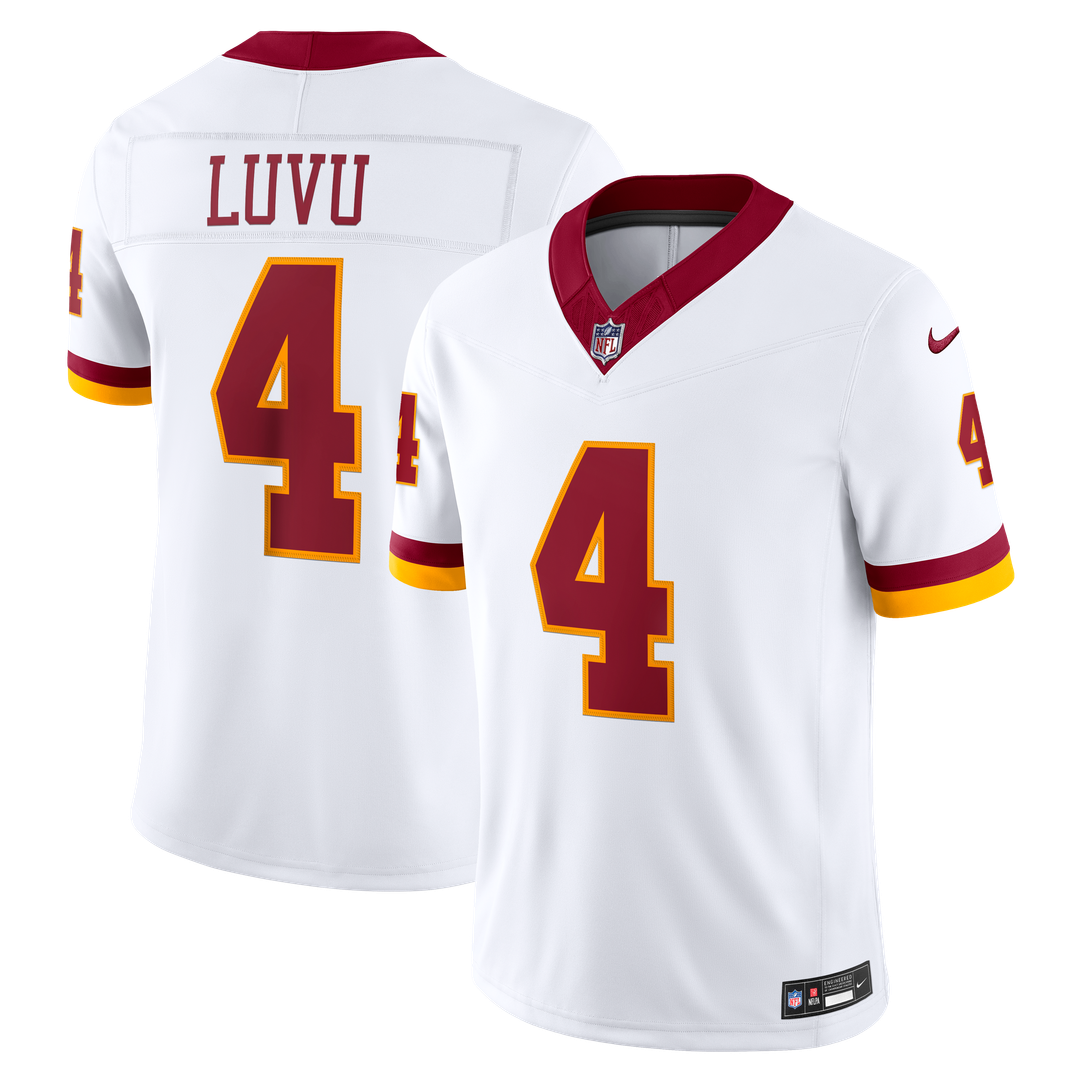 Washington Commanders Frankie Luvu White Vapor F.U.S.E. Stitched Limited Jersey product image 4, provided for visual