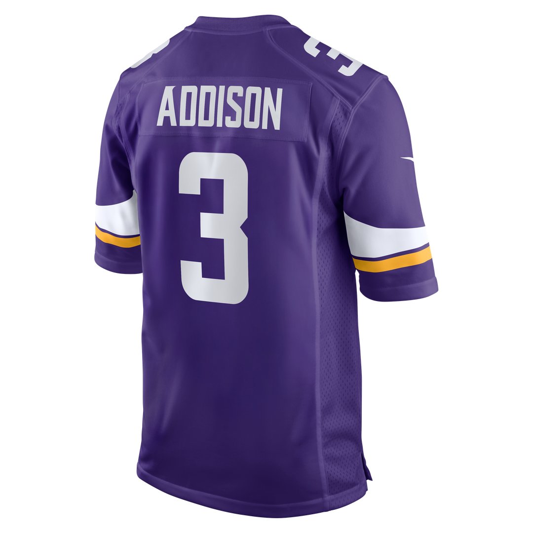 Minnesota Vikings Addison White Alternate Game Player Jersey product image 9, provided for visual reference and product