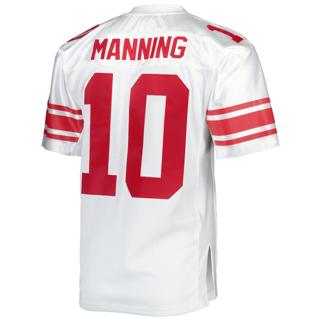 New York Giants 2007 Eli Manning White Authentic Throwback Retired Player Jersey product image 3, provided for visual