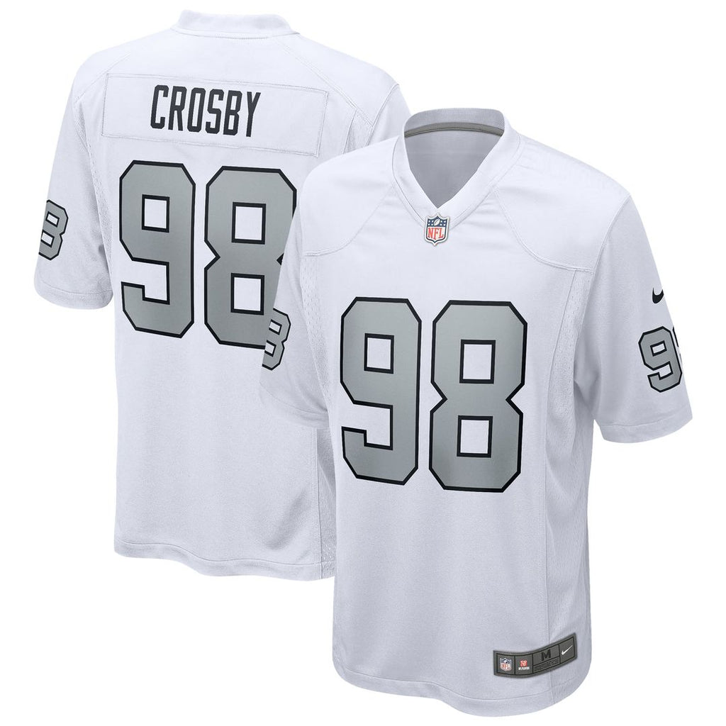 Las Vegas Raiders Maxx Crosby Black Game Jersey product image 17, provided for visual reference and product detail review