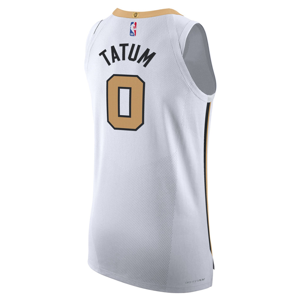 Unisex Boston Celtics Jayson Tatum Nike White 2025/26 Authentic Jersey - City Edition product image 4, provided for visual