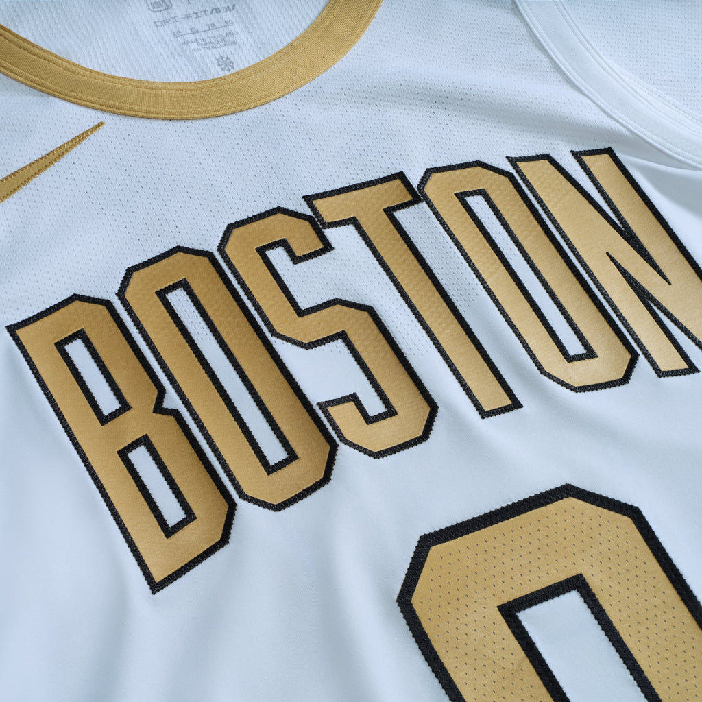 Unisex Boston Celtics Jayson Tatum Nike White 2025/26 Authentic Jersey - City Edition product image 5, provided for visual