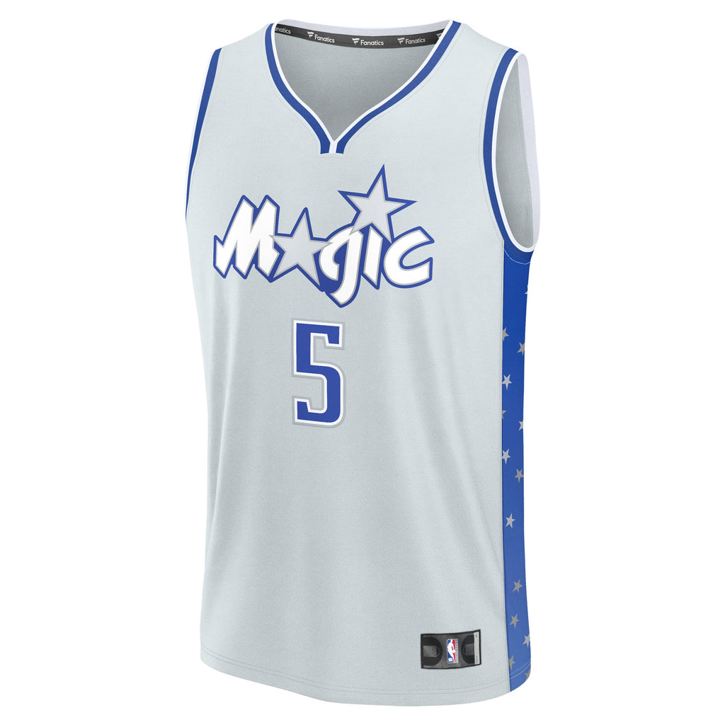 Orlando Magic Paolo Banchero Fanatics Silver 2025/26 City Edition Fast Break Jersey for Men product image 3, provided for