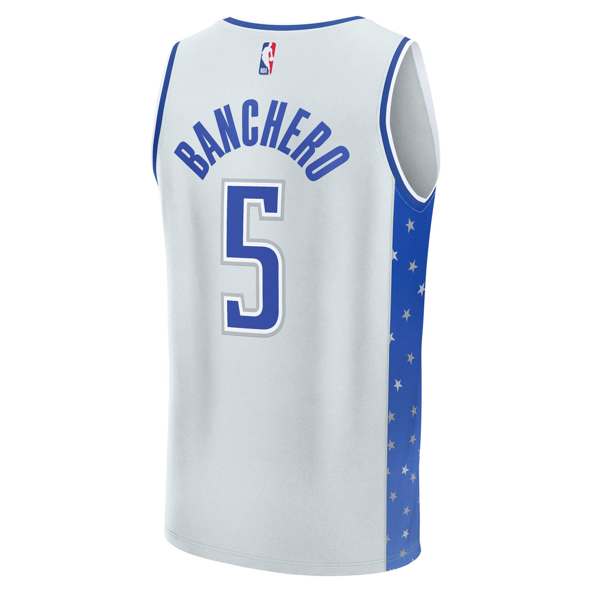 Orlando Magic Paolo Banchero Fanatics Silver 2025/26 City Edition Fast Break Jersey for Men product image 4, provided for