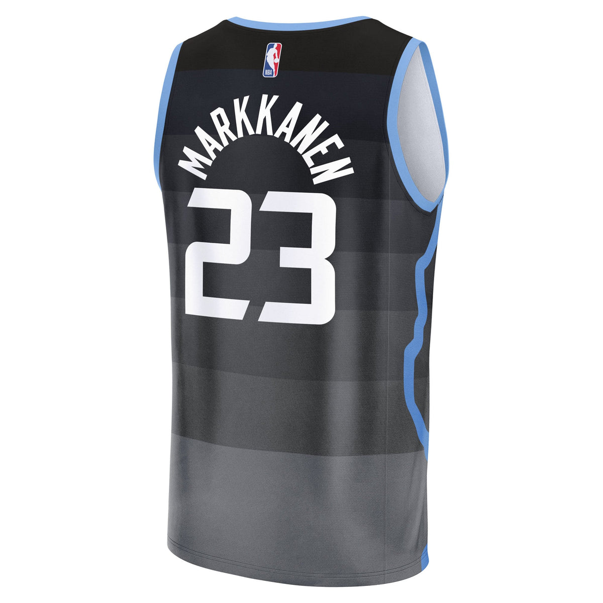 Utah Jazz Lauri Markkanen Fanatics Black 2025/26 City Edition Fast Break Jersey for Men product image 4, provided for visual