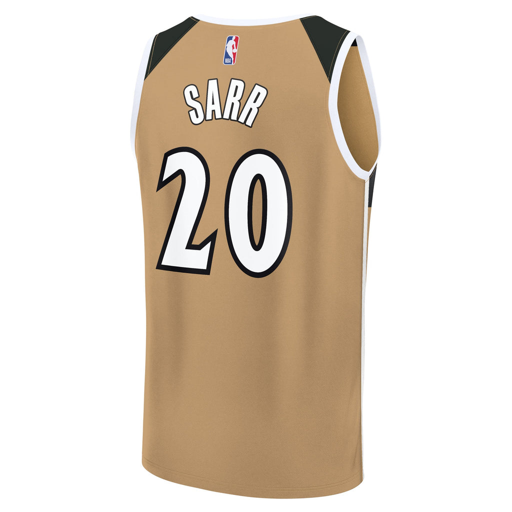 Washington Wizards Alex Sarr Fanatics Gold 2025/26 City Edition Fast Break Jersey for Men product image 4, provided for