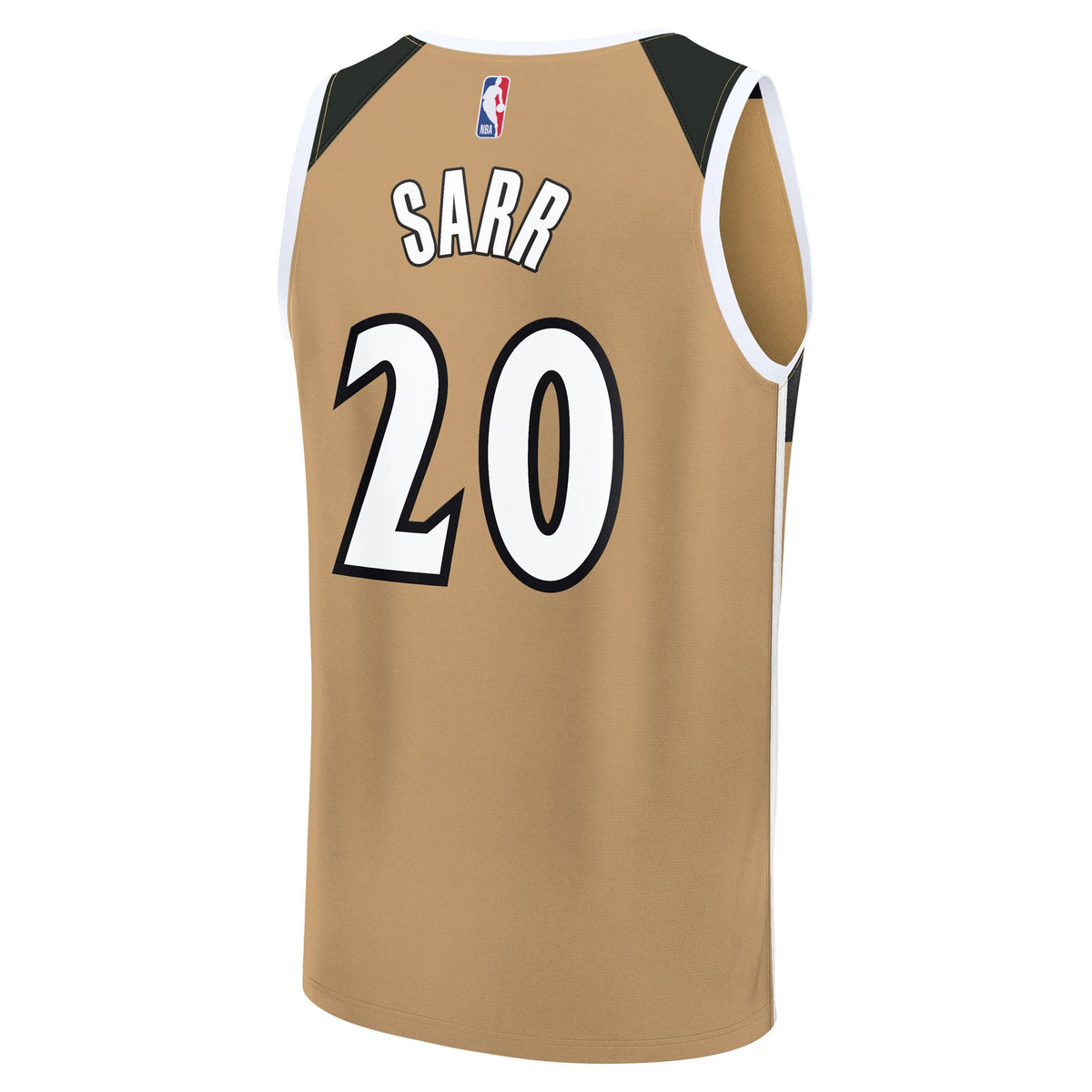 Washington Wizards Alex Sarr Fanatics Gold 2025/26 City Edition Fast Break Jersey for Men product image 4, provided for