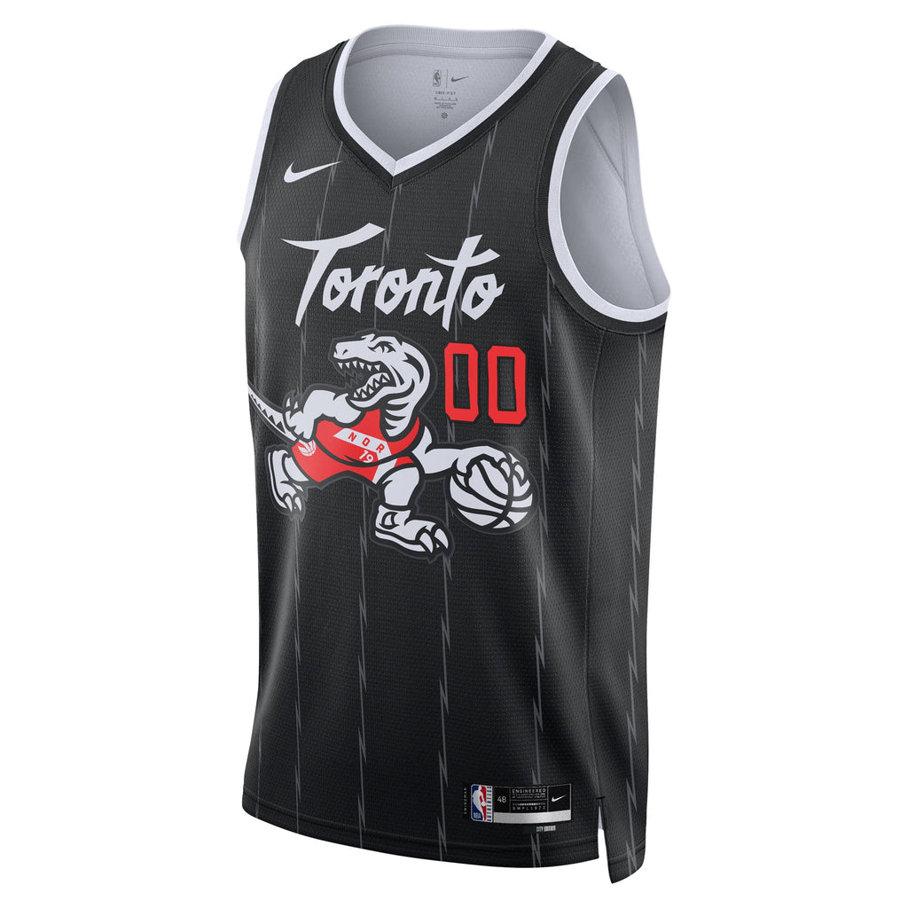 Unisex Toronto Raptors Nike Black 2025/26 City Edition Swingman Custom Jersey product image 3, provided for visual reference