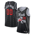 Unisex Toronto Raptors Nike Black 2025/26 City Edition Swingman Custom Jersey product image 1, provided for visual reference