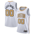 Unisex Boston Celtics Nike White 2025/26 City Edition Swingman Custom Jersey product image 1, provided for visual reference