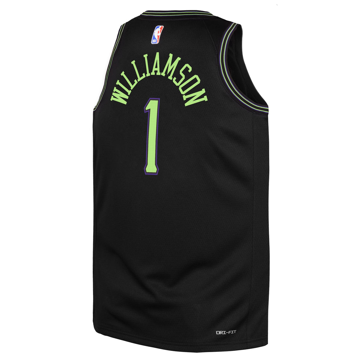 Youth New Orleans Pelicans Zion Williamson Nike Black 2025/26 City Edition Swingman Jersey product image 4, provided for