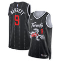 Unisex Toronto Raptors RJ Barrett Nike Black 2025/26 Swingman Jersey - City Edition product image 1, provided for visual