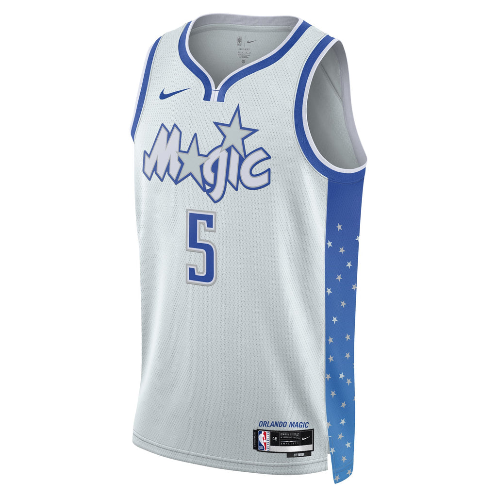 Unisex Orlando Magic Paolo Banchero Nike Silver 2025/26 Swingman Jersey - City Edition product image 3, provided for visual