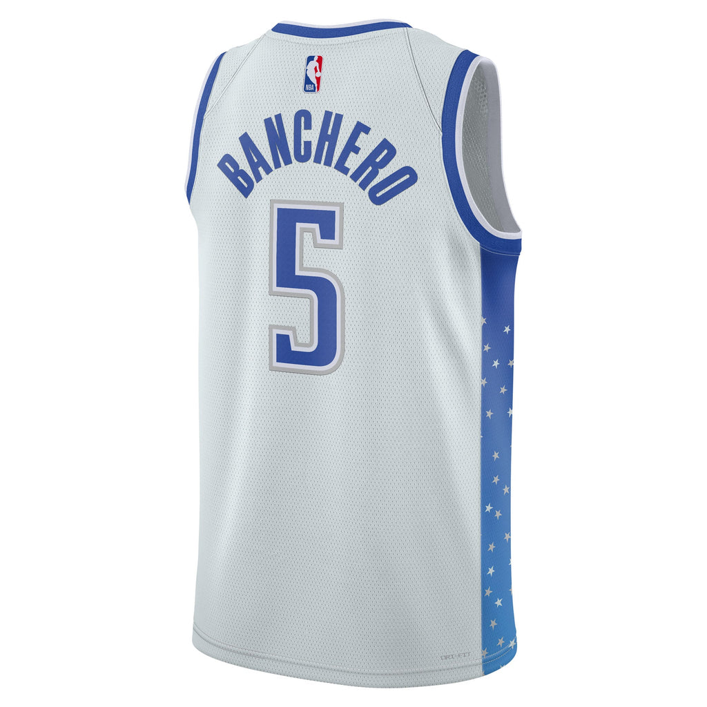 Unisex Orlando Magic Paolo Banchero Nike Silver 2025/26 Swingman Jersey - City Edition product image 4, provided for visual