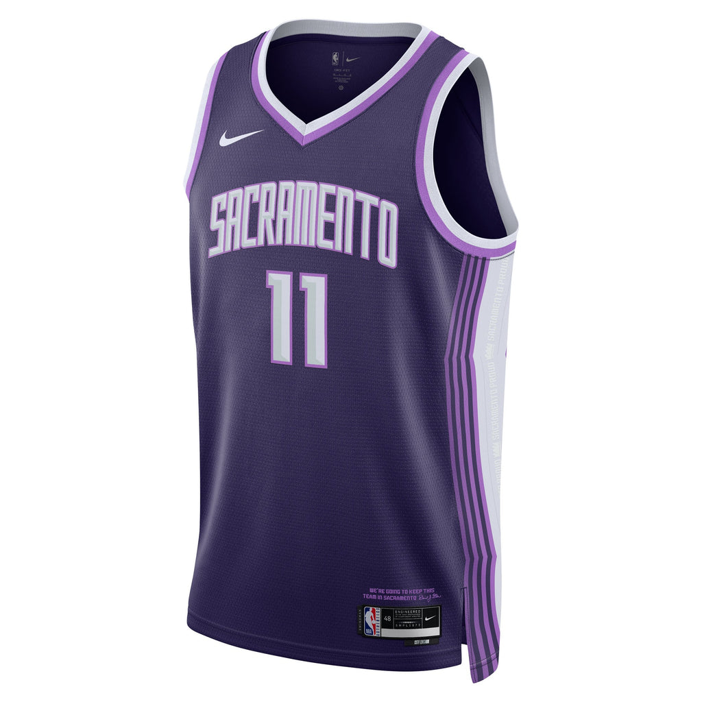 Unisex Sacramento Kings Domantas Sabonis Nike Purple 2025/26 Swingman Jersey - City Edition product image 3, provided for
