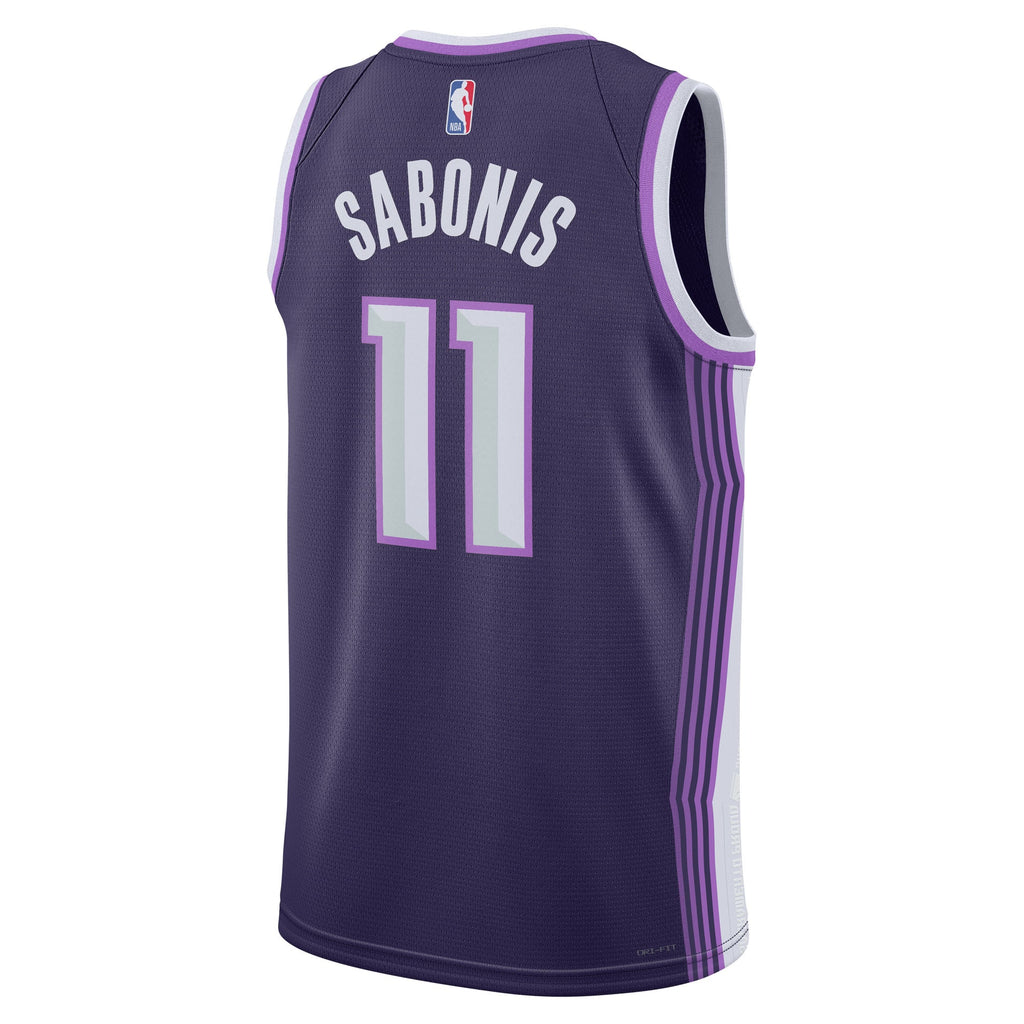 Unisex Sacramento Kings Domantas Sabonis Nike Purple 2025/26 Swingman Jersey - City Edition product image 4, provided for
