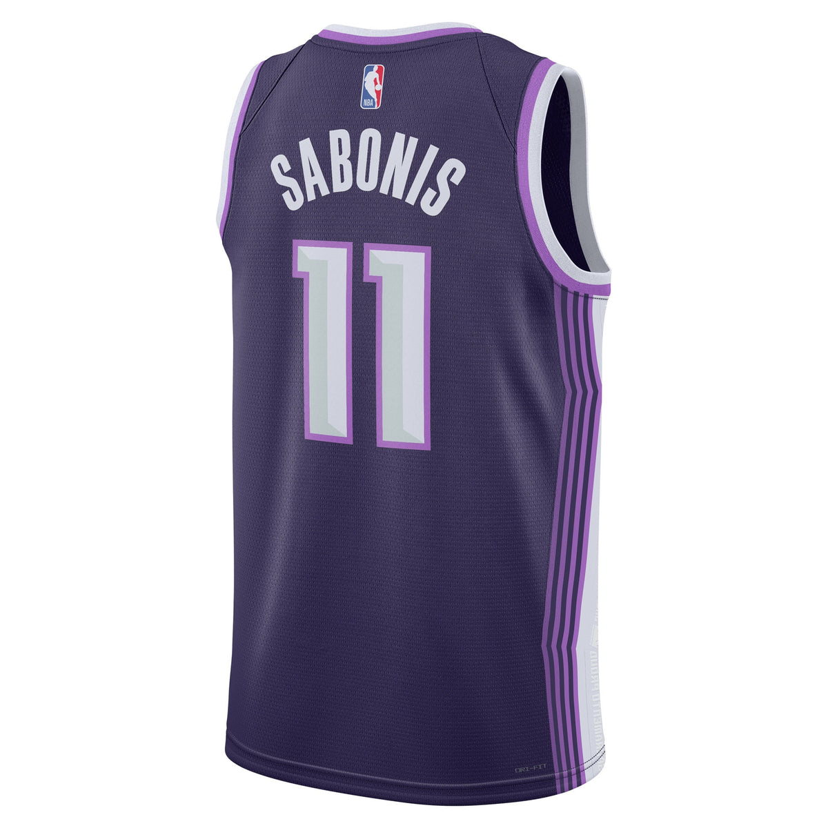 Unisex Sacramento Kings Domantas Sabonis Nike Purple 2025/26 Swingman Jersey - City Edition product image 4, provided for