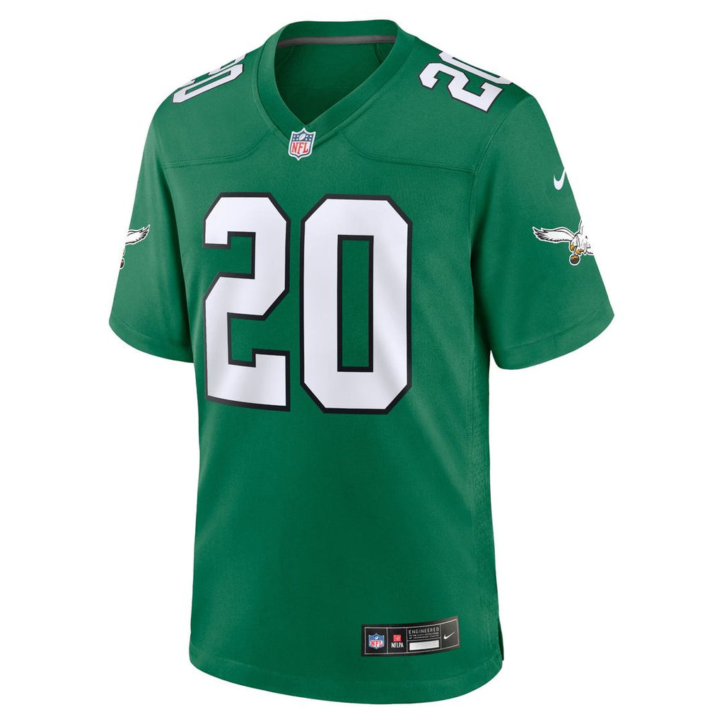 Philadelphia Eagles Brian Dawkins Kelly Green Alternate Retired Player Game Jersey product image 2, provided for visual