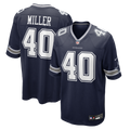 Dallas Cowboys Von Miller Navy Game Jersey product image 1, provided for visual reference and product detail review