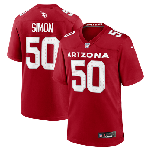 Arizona Cardinals Cody Simon Cardinal Team Game Jersey product image 1, provided for visual reference and product detail