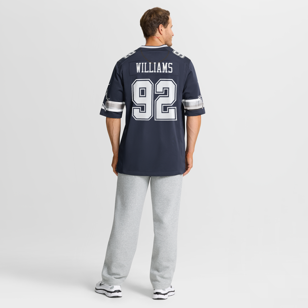 Dallas Cowboys Quinnen Williams Navy Team Game Jersey product image 17, provided for visual reference and product detail