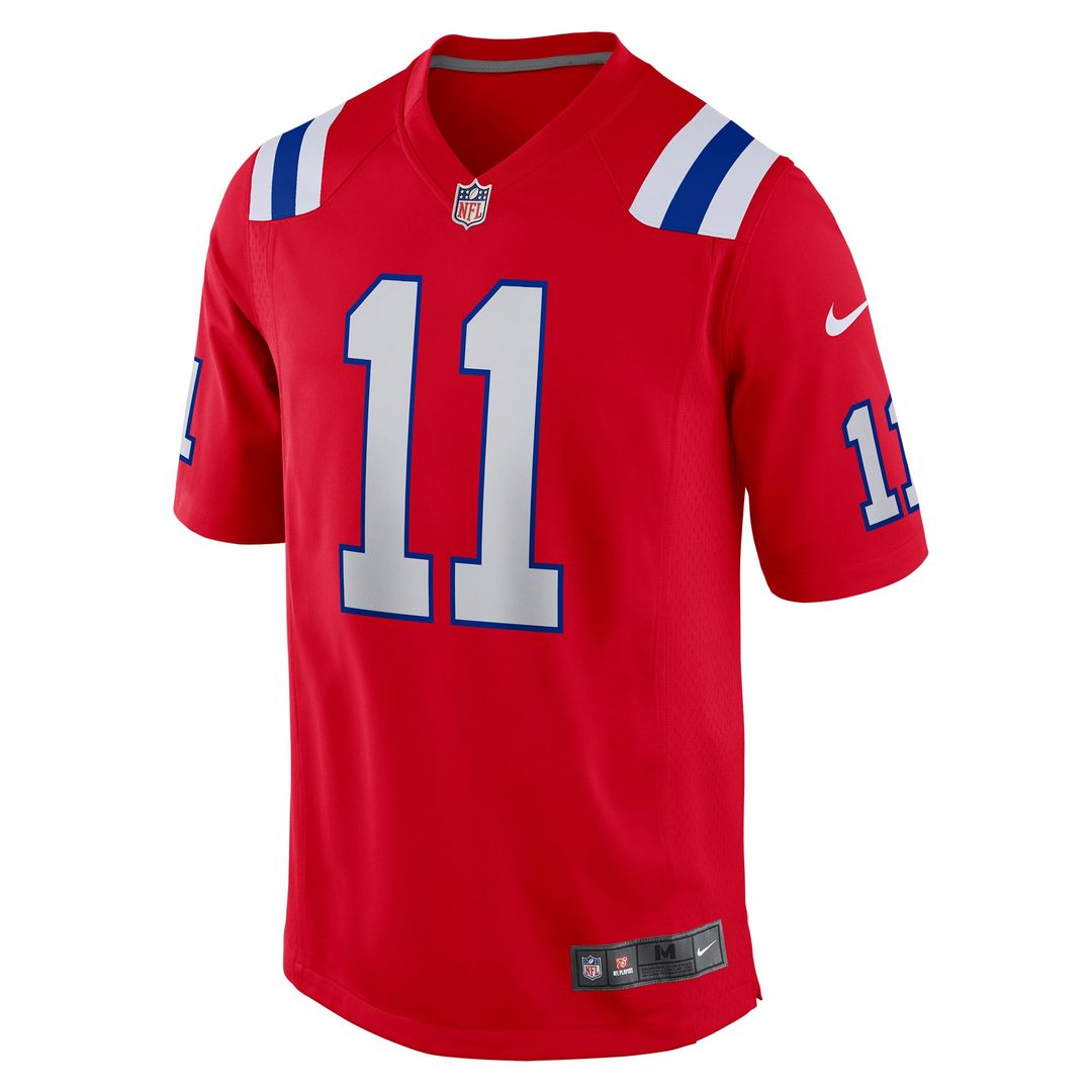 New England Patriots Drew Bledsoe Navy Game Retired Player Jersey product image 14, provided for visual reference and