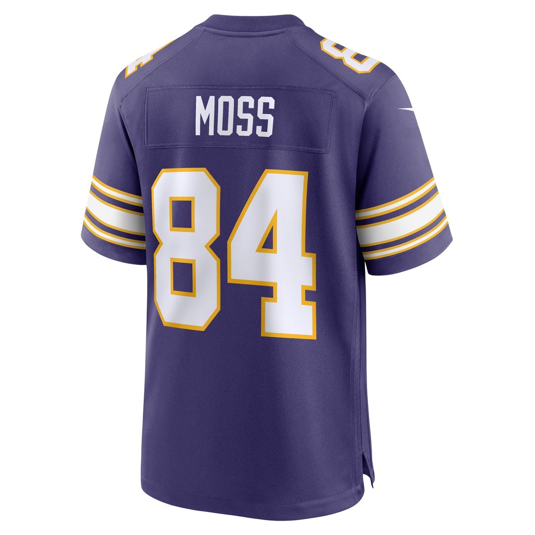 Minnesota Vikings Randy Moss White Alternate Retired Player Game Jersey product image 9, provided for visual reference and