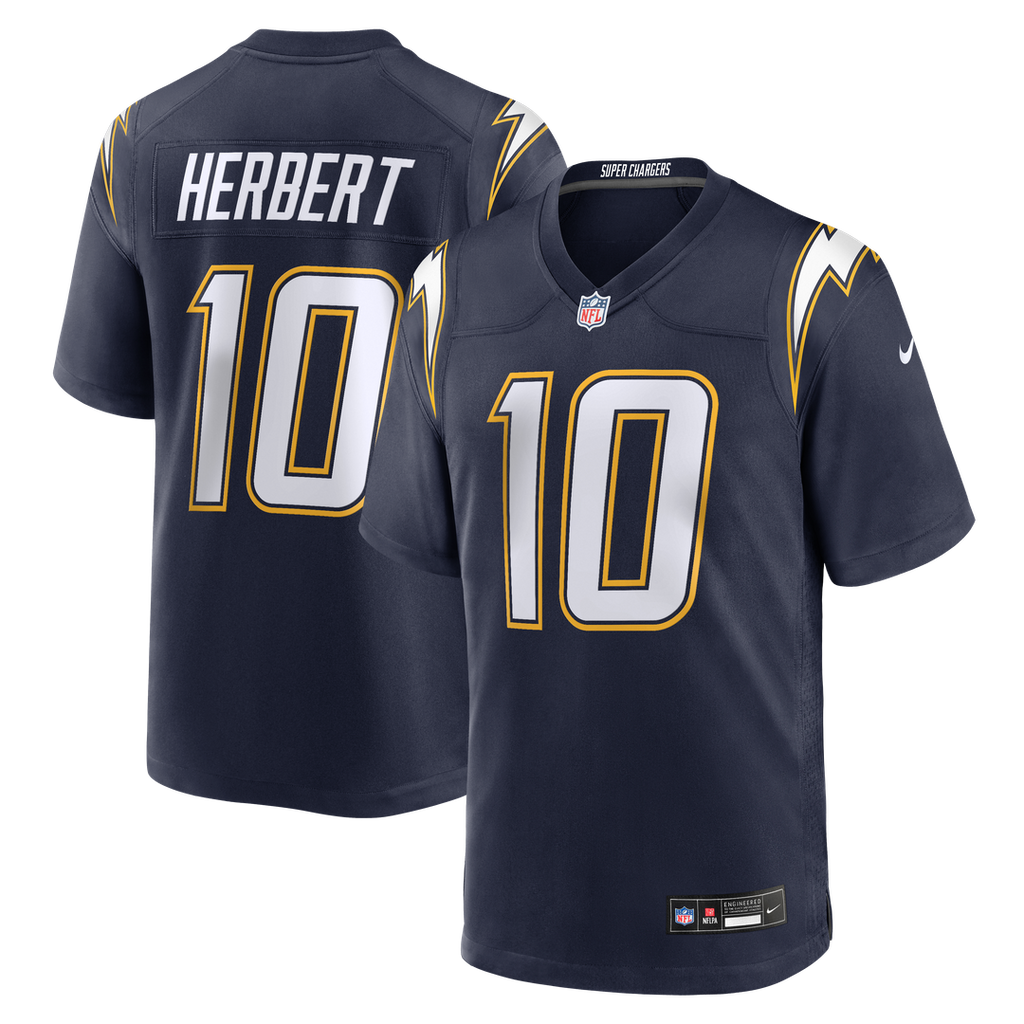 Los Angeles Chargers Justin Herbert Powder Blue Player Game Jersey product image 27, provided for visual reference and